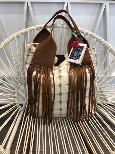 Bolsa Textil con Piel