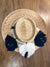 Sombrero con Hojas Macramé