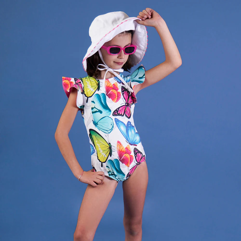 Traje Niña Honolulu Mariposas