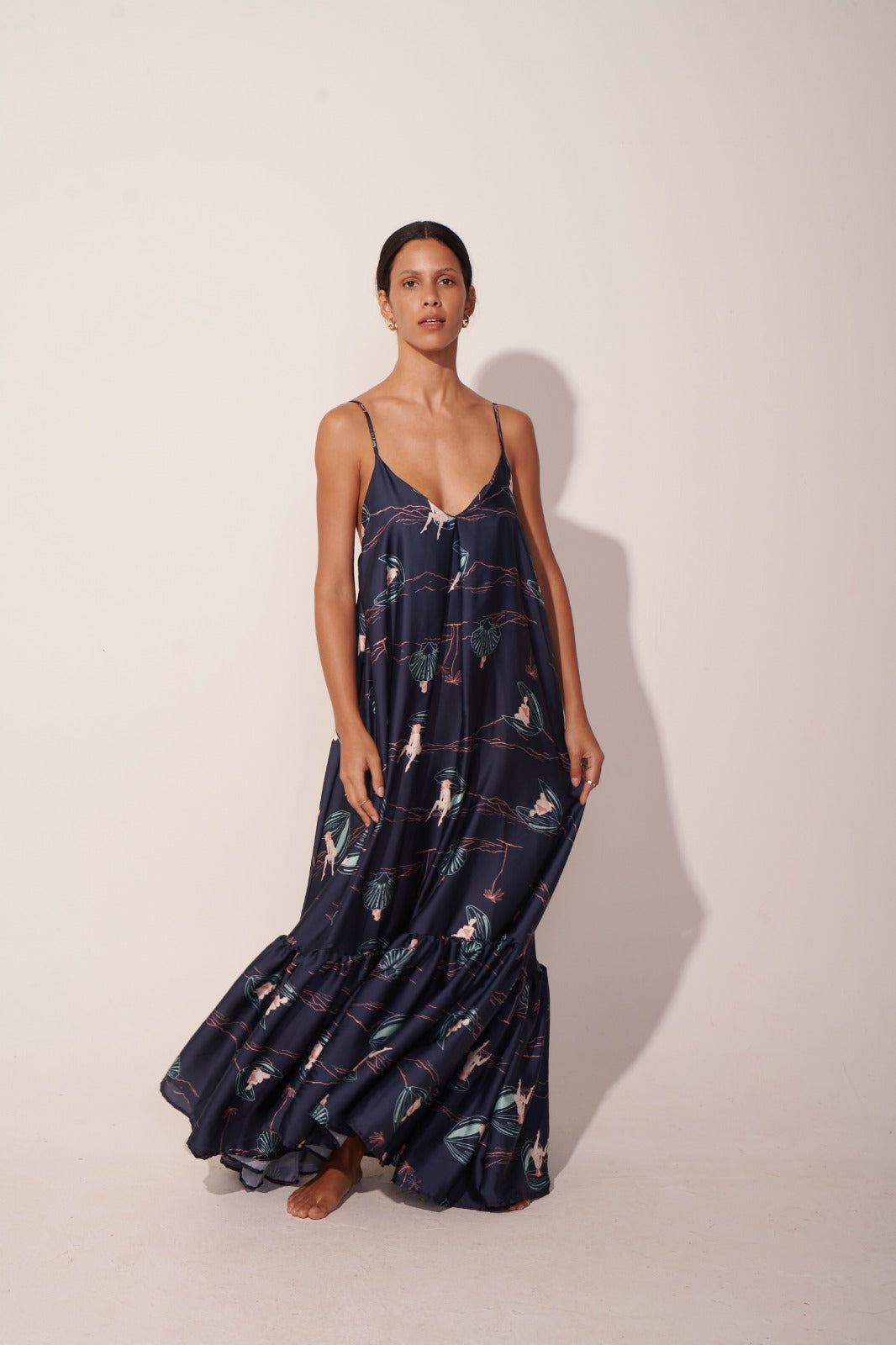 The Staycation Blue Maxi Dress