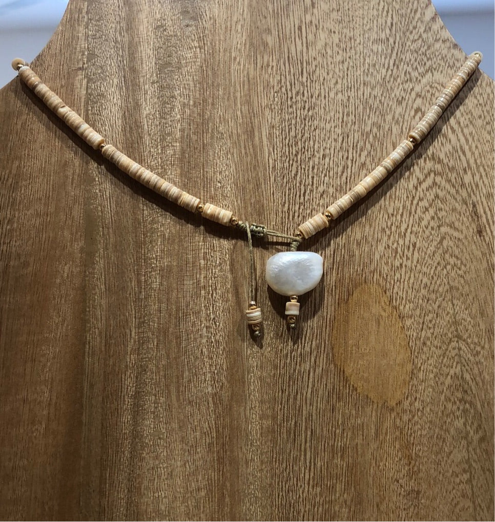 14054 Collar Madre perla Dije perla
