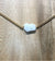 CHMP-44* Collar con Cadena Gruesa y Cuarzo Blanco